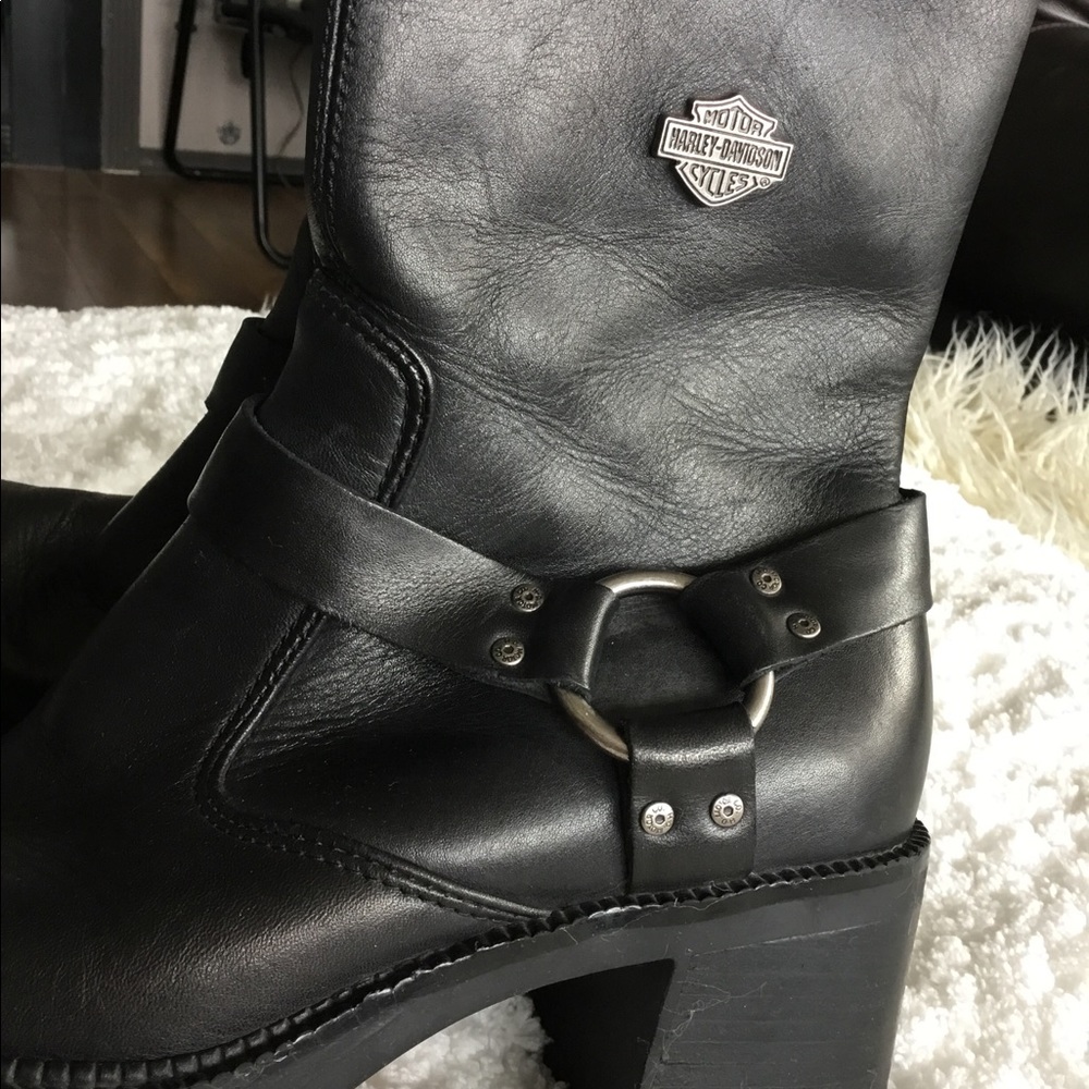 Harley Davidson motorcycle boots